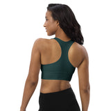 Storm Green Longline sports bra - Objet D'Art