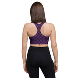 Poshly Purple Longline sports bra - Objet D'Art