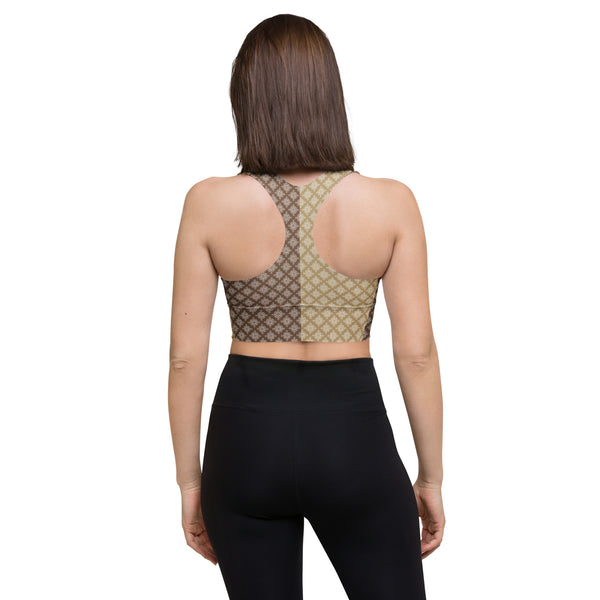 Fancy Pantsy Longline sports bra - Objet D'Art