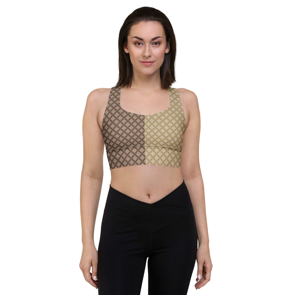 Fancy Pantsy Longline sports bra - Objet D'Art