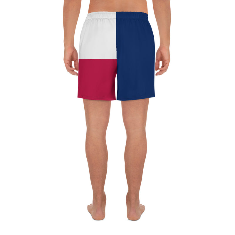 Texas Lone Star Men's Recycled Athletic Shorts - Objet D'Art