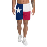 Texas Lone Star Men's Recycled Athletic Shorts - Objet D'Art
