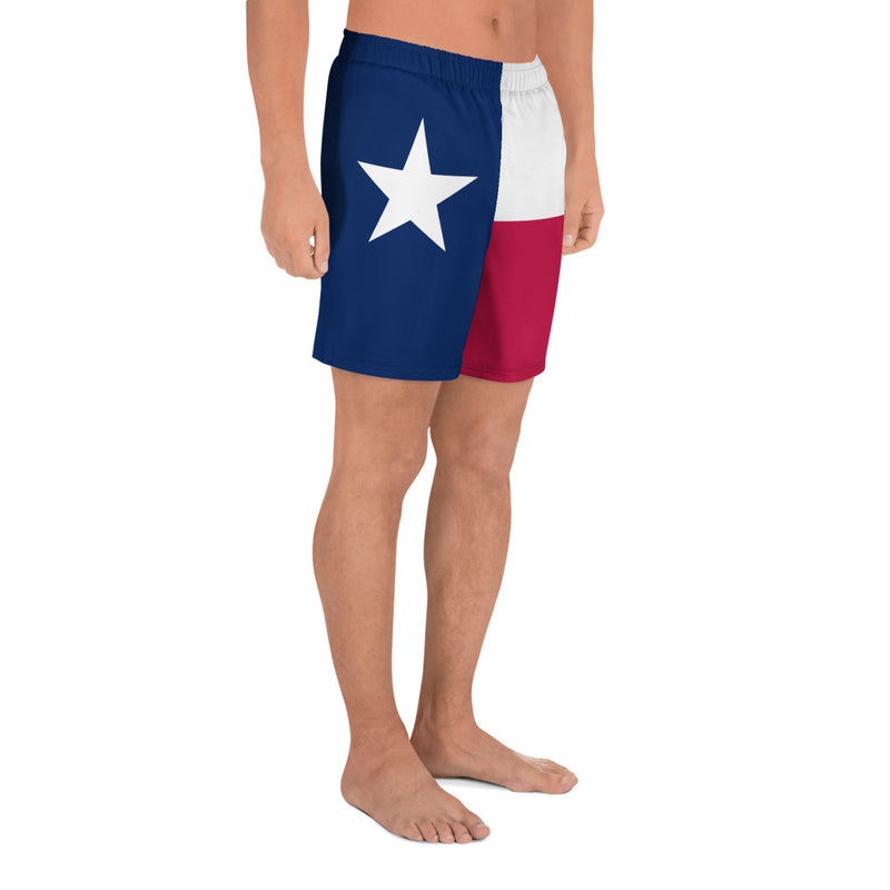 Texas Lone Star Men's Recycled Athletic Shorts - Objet D'Art