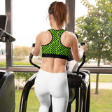 Bright Green Padded Sports Bra - Objet D'Art