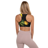 Planet Pineapple Padded Sports Bra - Objet D'Art