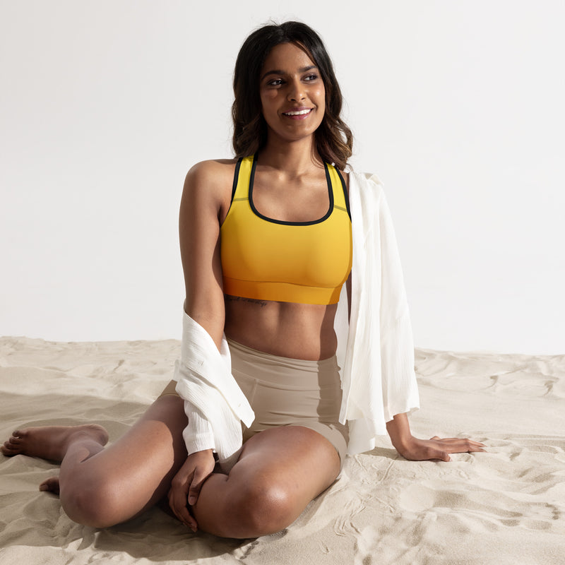 Lantern Glow Padded Sports Bra - Objet D'Art