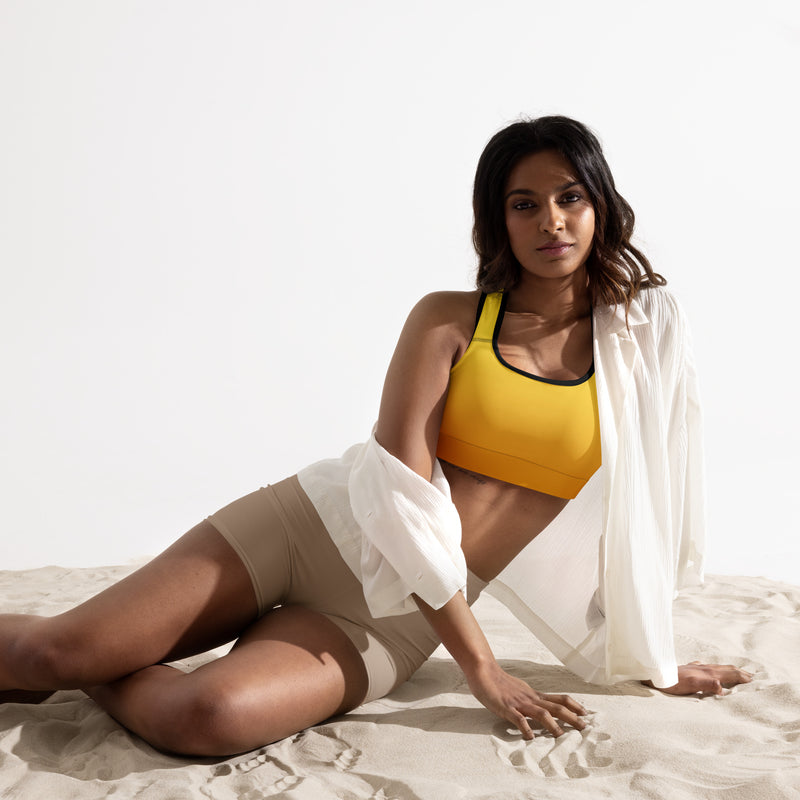 Lantern Glow Padded Sports Bra - Objet D'Art