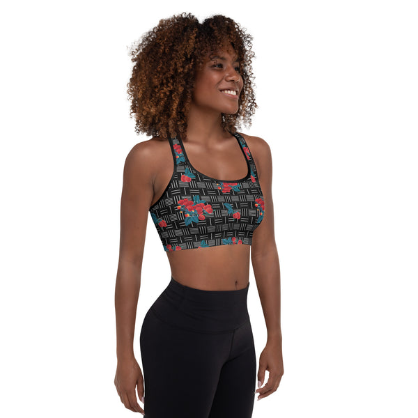 Raspberry Padded Sports Bra - Objet D'Art