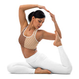 Asymmetry Art Padded Sports Bra - Objet D'Art