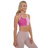 Asymmetry Art Padded Sports Bra - Objet D'Art