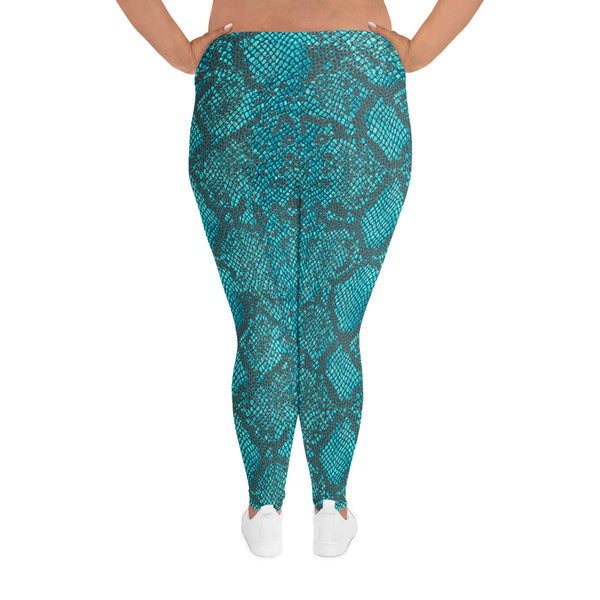 All-Over Print Plus Size Leggings - Objet D'Art