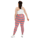 All-Over Print Plus Size Leggings - Objet D'Art