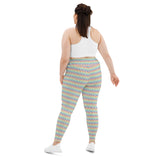 All-Over Print Plus Size Leggings - Objet D'Art