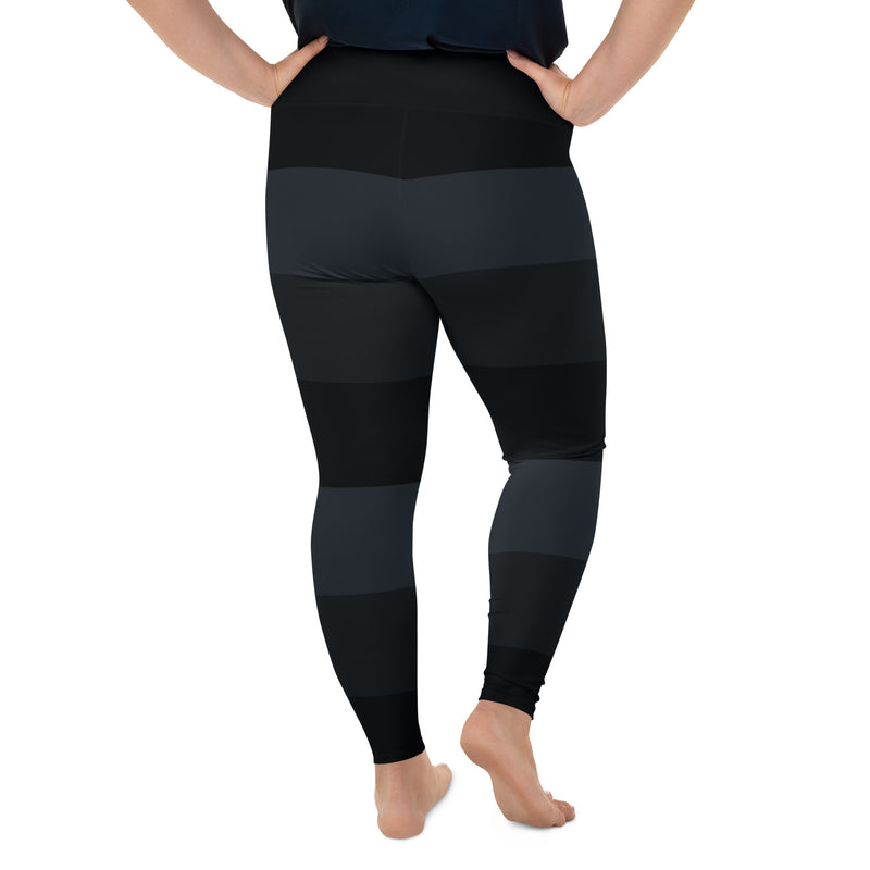 All-Over Print Plus Size Leggings - Objet D'Art