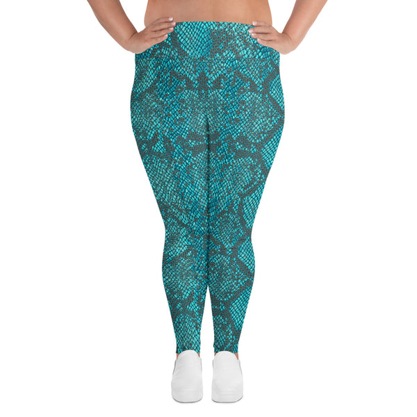 All-Over Print Plus Size Leggings - Objet D'Art