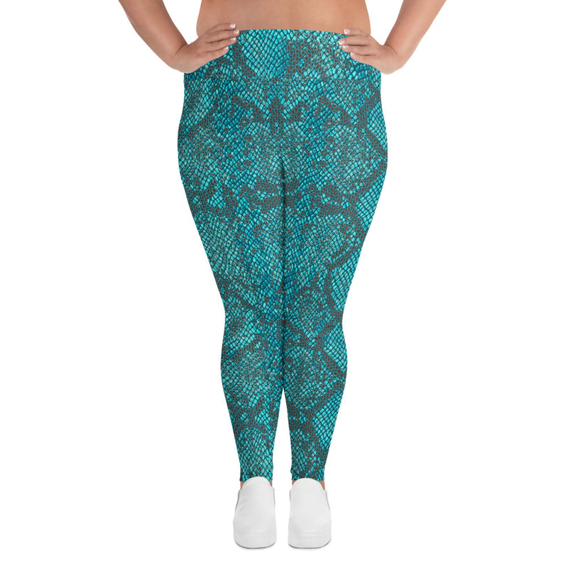 All-Over Print Plus Size Leggings - Objet D'Art