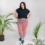 All-Over Print Plus Size Leggings - Objet D'Art