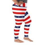 All-Over Print Plus Size Leggings - Objet D'Art