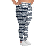 All-Over Print Plus Size Leggings - Objet D'Art