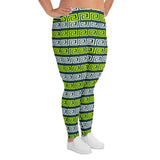 All-Over Print Plus Size Leggings - Objet D'Art