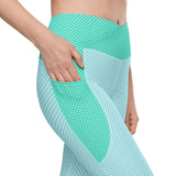 Crossover leggings with pockets