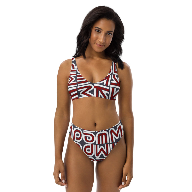 Kemp Recycled high-waisted bikini - Objet D'Art