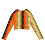 Recycled long-sleeve crop top - Objet D'Art