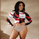 Recycled long-sleeve crop top - Objet D'Art