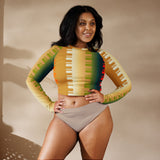 Recycled long-sleeve crop top - Objet D'Art