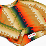 Recycled long-sleeve crop top - Objet D'Art