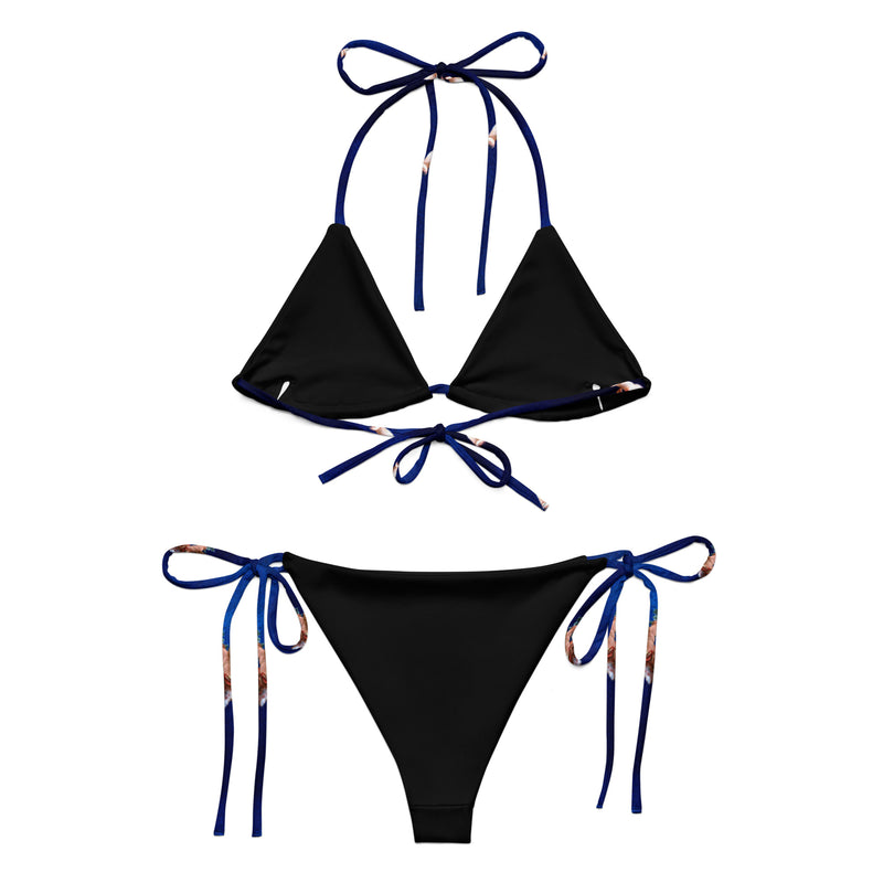 All-over print recycled string bikini - Objet D'Art