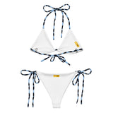 All-over print recycled string bikini - Objet D'Art