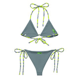 All-over print recycled string bikini - Objet D'Art