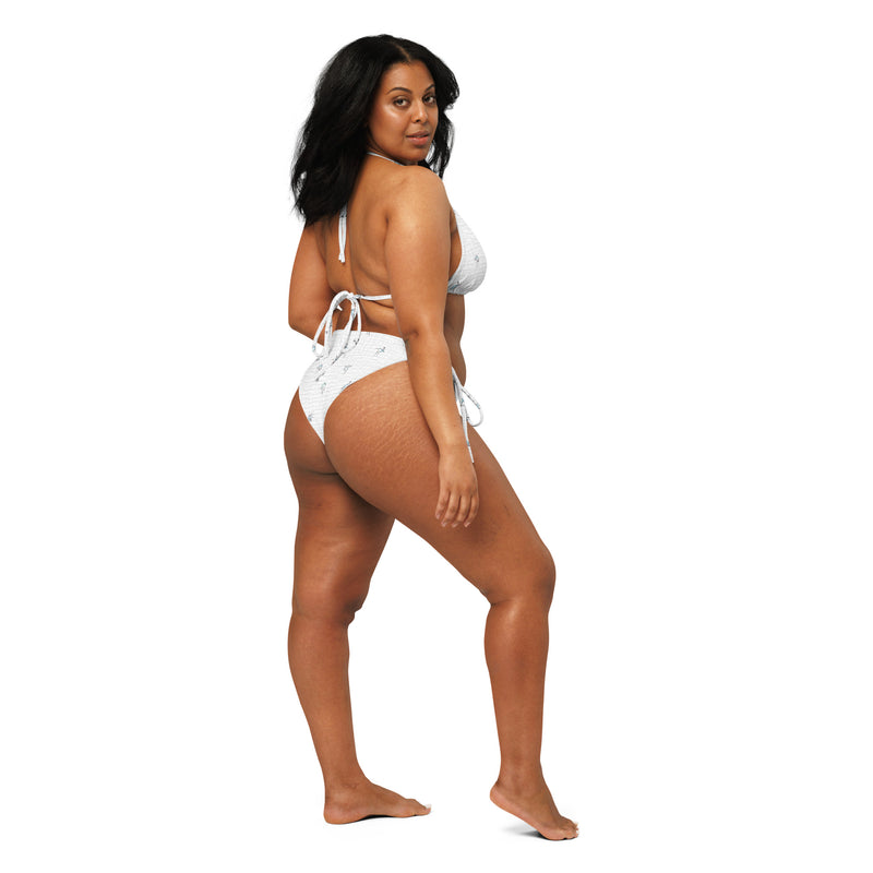 All-over print recycled string bikini - Objet D'Art
