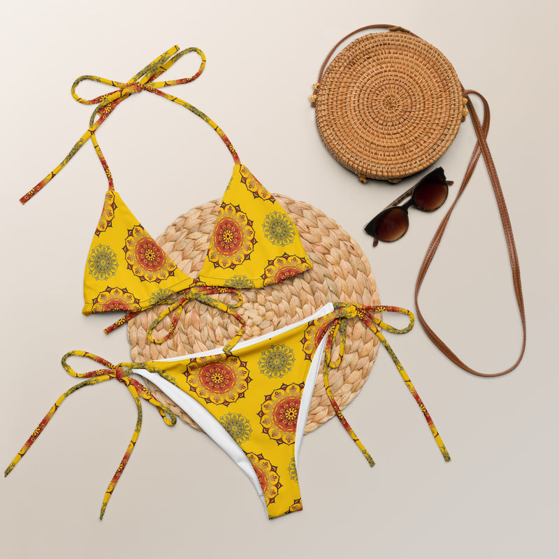 Mandala recycled string bikini - Objet D'Art