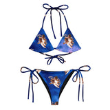 All-over print recycled string bikini - Objet D'Art