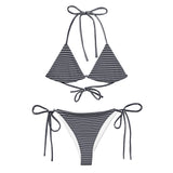 All-over print recycled string bikini - Objet D'Art