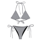 All-over print recycled string bikini - Objet D'Art