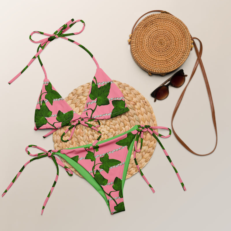 Ivy & Pearl League recycled string bikini - Objet D'Art