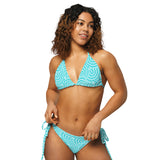 All-over print recycled string bikini - Objet D'Art