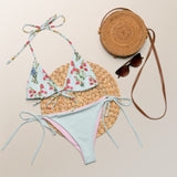All-over print recycled string bikini - Objet D'Art