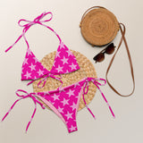 All-over print recycled string bikini - Objet D'Art