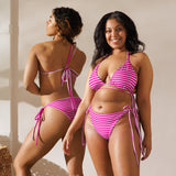 All-over print recycled string bikini - Objet D'Art
