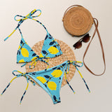 All-over print recycled string bikini - Objet D'Art