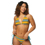 Zulu Nation recycled string bikini - Objet D'Art