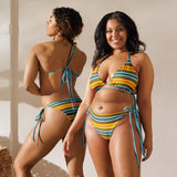 Zulu Nation recycled string bikini - Objet D'Art