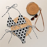 All-over print recycled string bikini - Objet D'Art