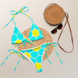 All-over print recycled string bikini - Objet D'Art