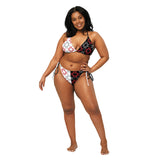 All-over print recycled string bikini - Objet D'Art