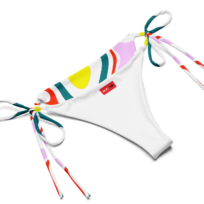 All-over print recycled string bikini - Objet D'Art